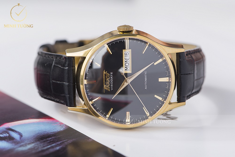 Đồng hồ Tissot Visodate T019.430.36.051.01 - Mặt đen huyền bí