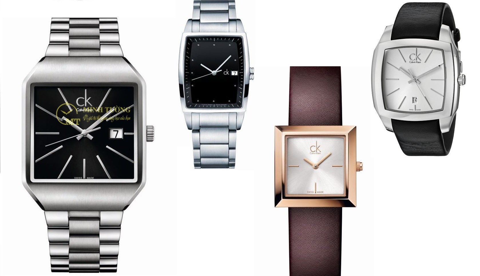 Đồng hồ ck mặt vuông - Phụ kiện thời trang đẳng cấp