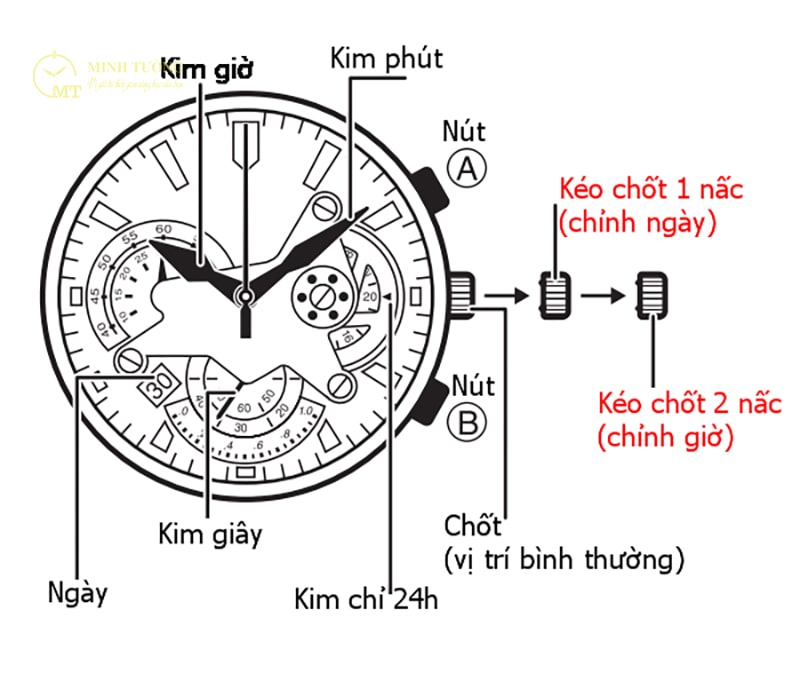 Hướng dẫn khởi động đồng hồ