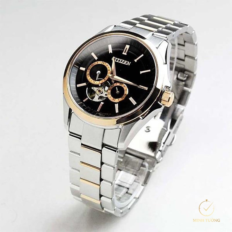 CITIZEN NP1014-51E phá cách với thiết kế lộ bộ máy cơ khỏe khoắn