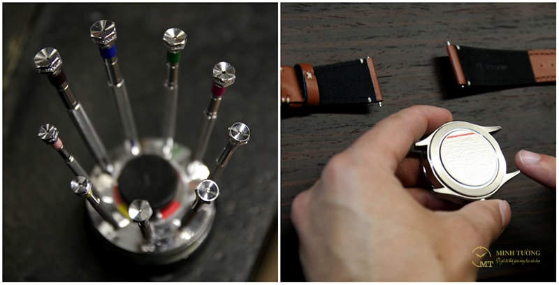 Cách tháo dây đồng hồ đeo tay