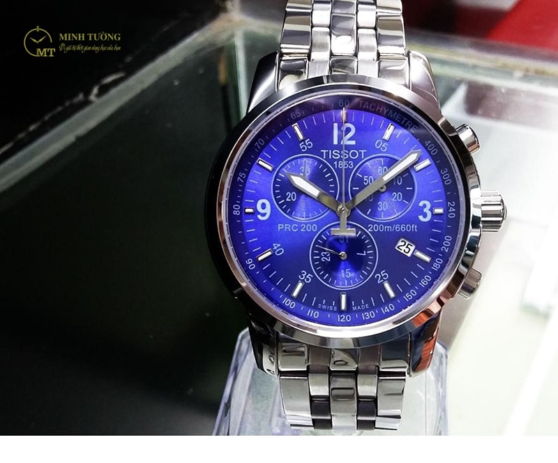 Đồng hồ Tissot mặt xanh ấn tượng bởi sắc xanh cuốn hút mọi ánh nhìn