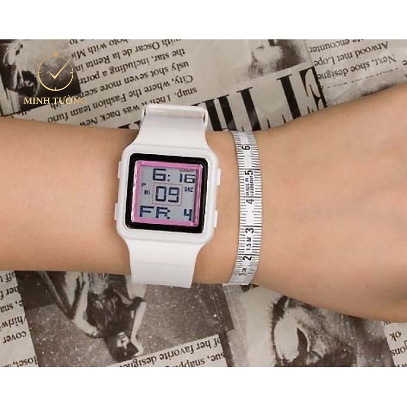 CASIO LDF-20-7BVDF- đồng hồ Casio mặt vuông dành cho quý cô hiện đại