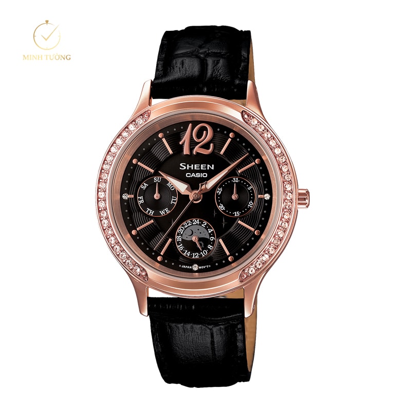 CASIO SHE-3030GL-5AUDR - sự hòa hợp tinh tế của đồng hồ Casio rose gold