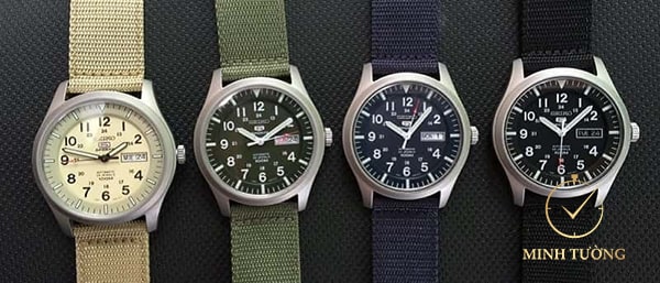 Seiko 5 với dây vải bền chắc và thoải mái khi đeo