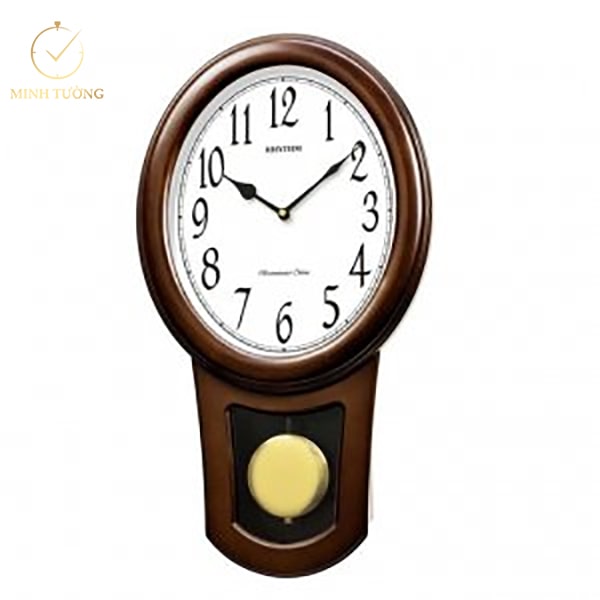 Đồng hồ quả lắc Rhythm được trang bị đến 16 bài nhạc cổ điển