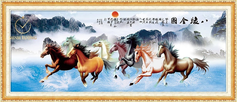 Tranh treo tường “Mã đáo thành công”