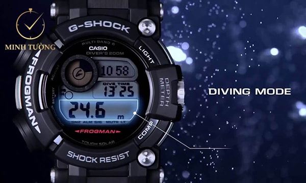 Thông số hiển thị trên đồng hồ Casio trực quan, rõ ràng