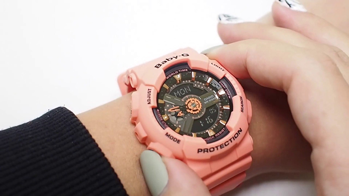 Cách chỉnh đồng hồ casio Baby-G