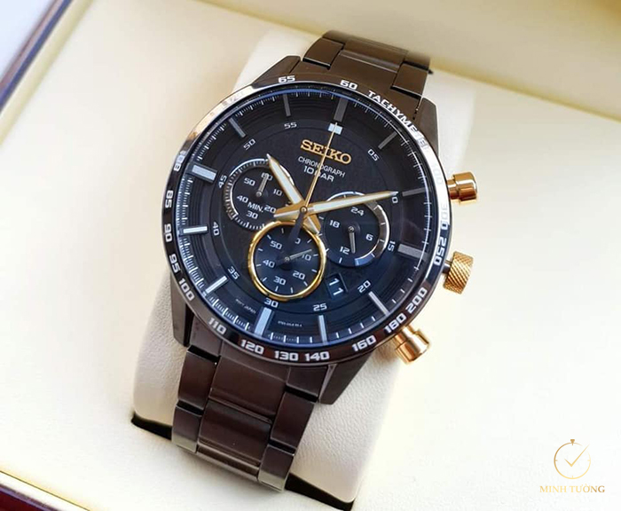 Cách chỉnh đồng hồ Seiko Chronograph