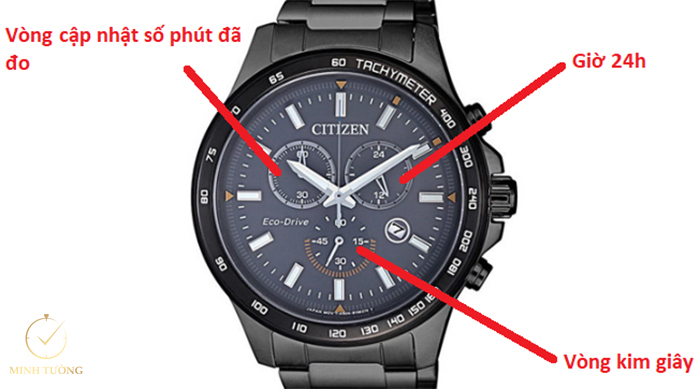 Cách chỉnh giờ của đồng hồ 6 kim