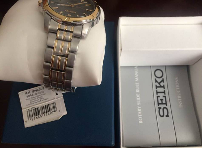 Cách kiểm tra seri đồng hồ Seiko - mã code