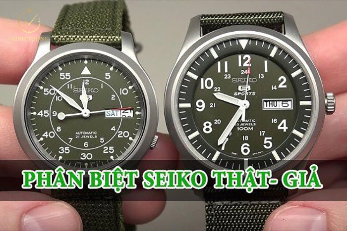 Cách phân biệt đồng hồ Seiko thật giả