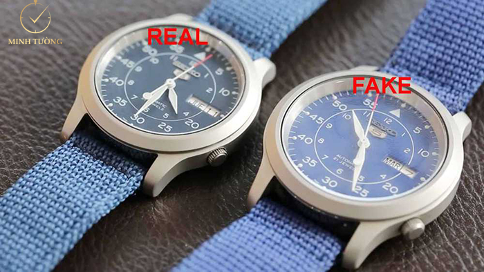 Phân biệt đồng hồ Seiko thật giả bằng cách kiểm tra đặc điểm sản phẩm