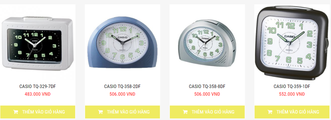 Đồng Hồ Để Bàn Casio