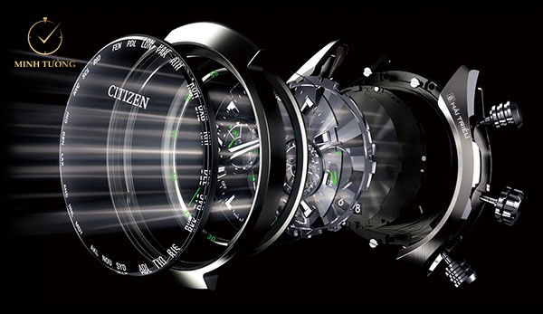 Hấp thụ ánh sáng từ mọi nơi, Citizen Eco-drive có khả năng chuyển hóa chúng thành điện năng