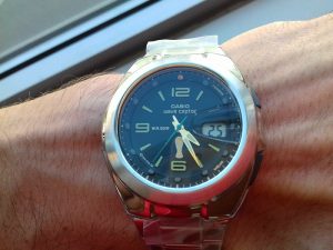 Cách chỉnh giờ đồng hồ Casio Wave Ceptor