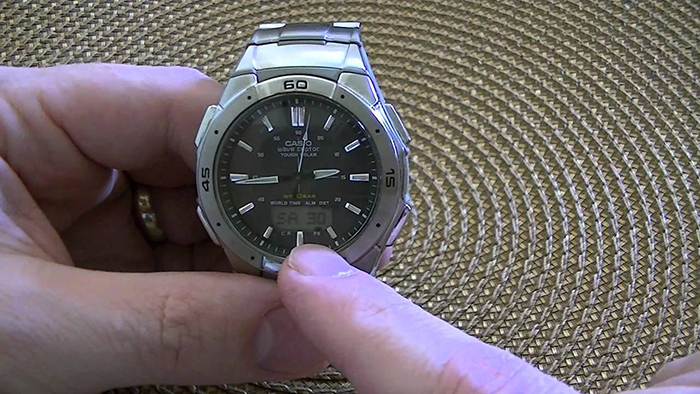 Di chuyển đến vị trí có tín hiệu GPS tốt trước khi chỉnh giờ đồng hồ Casio Wave Ceptor