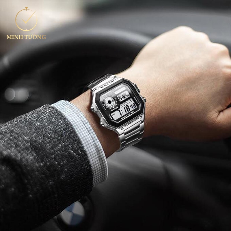 Đồng hồ Casio AE 1200WHD được tích hợp nhiều tính năng hiện đại